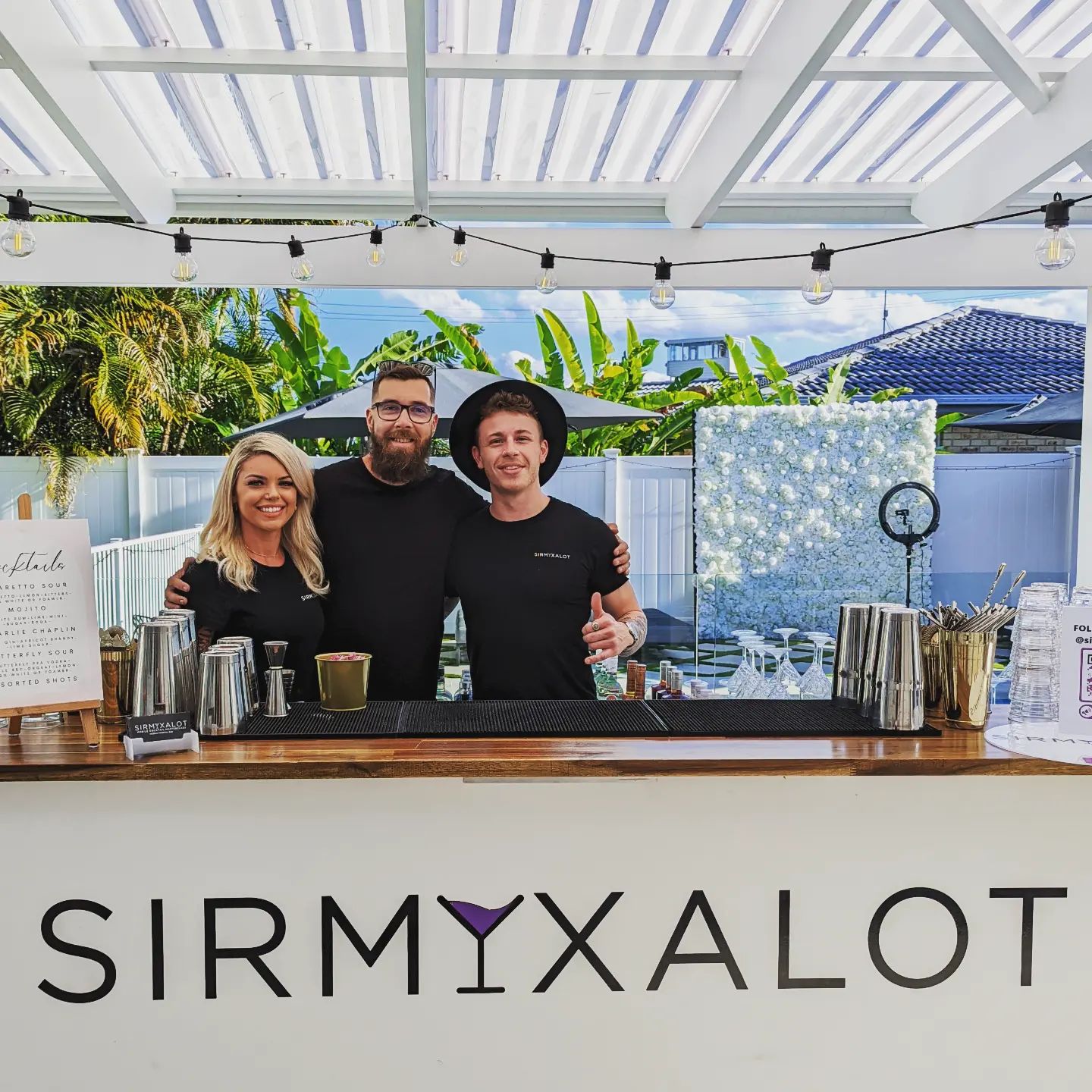 Bartender hire mobile bar